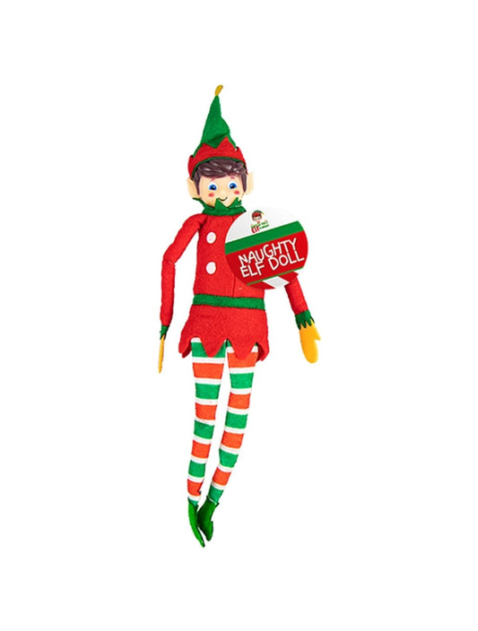 (D) Naughty Elf Doll 12"